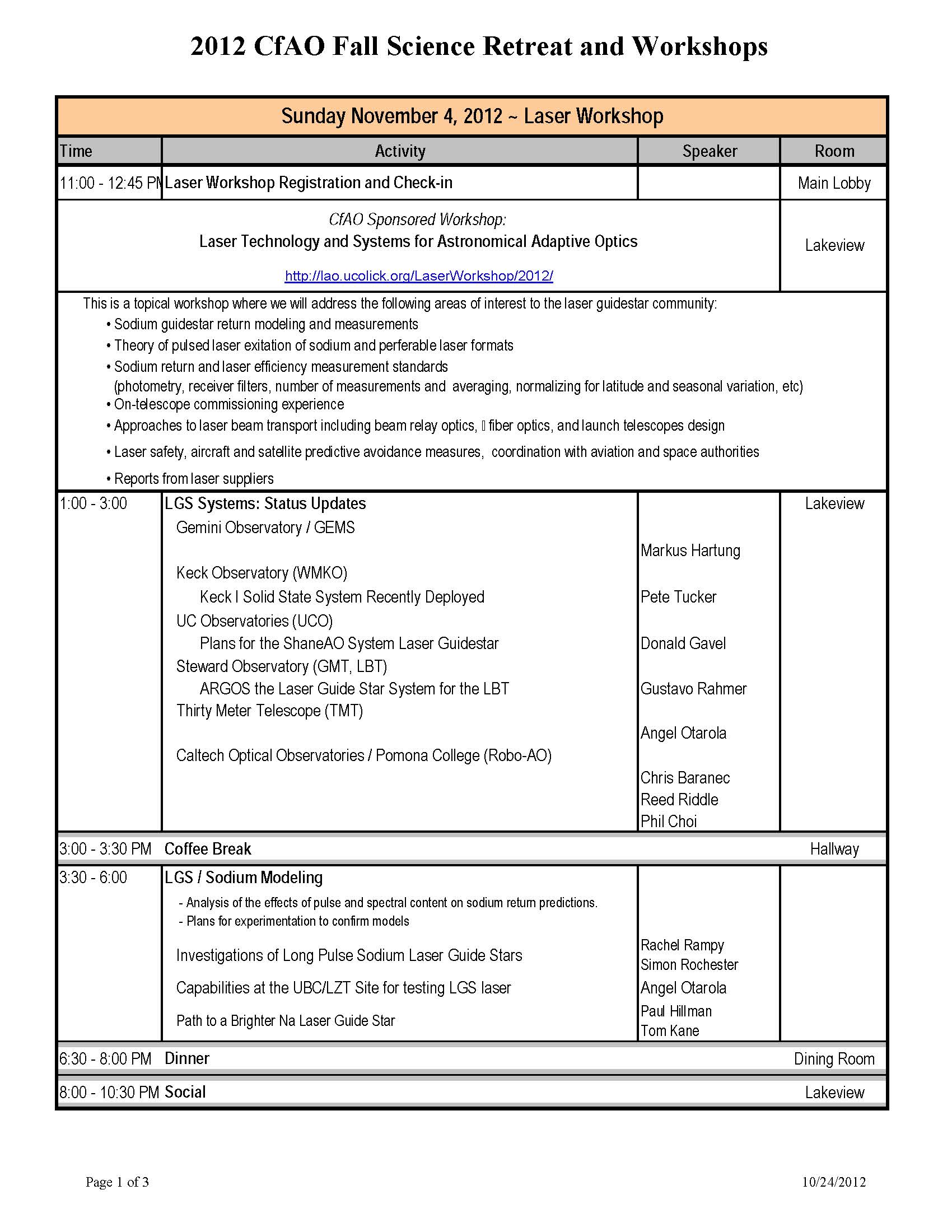 Agenda Page 1